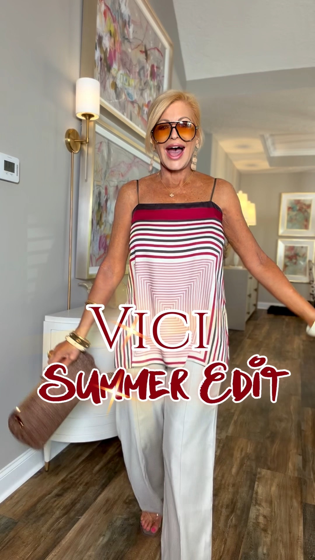 Summer Edit Code:TAMMY35  My sizes are a med in everything but the brown top I needed a small  & cream Lysse linen pants I’m wearing a small.

#LTKvlog #LTKTravel #LTKOver40