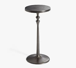 Round Metal Drink Table (9.5") | Pottery Barn (US)