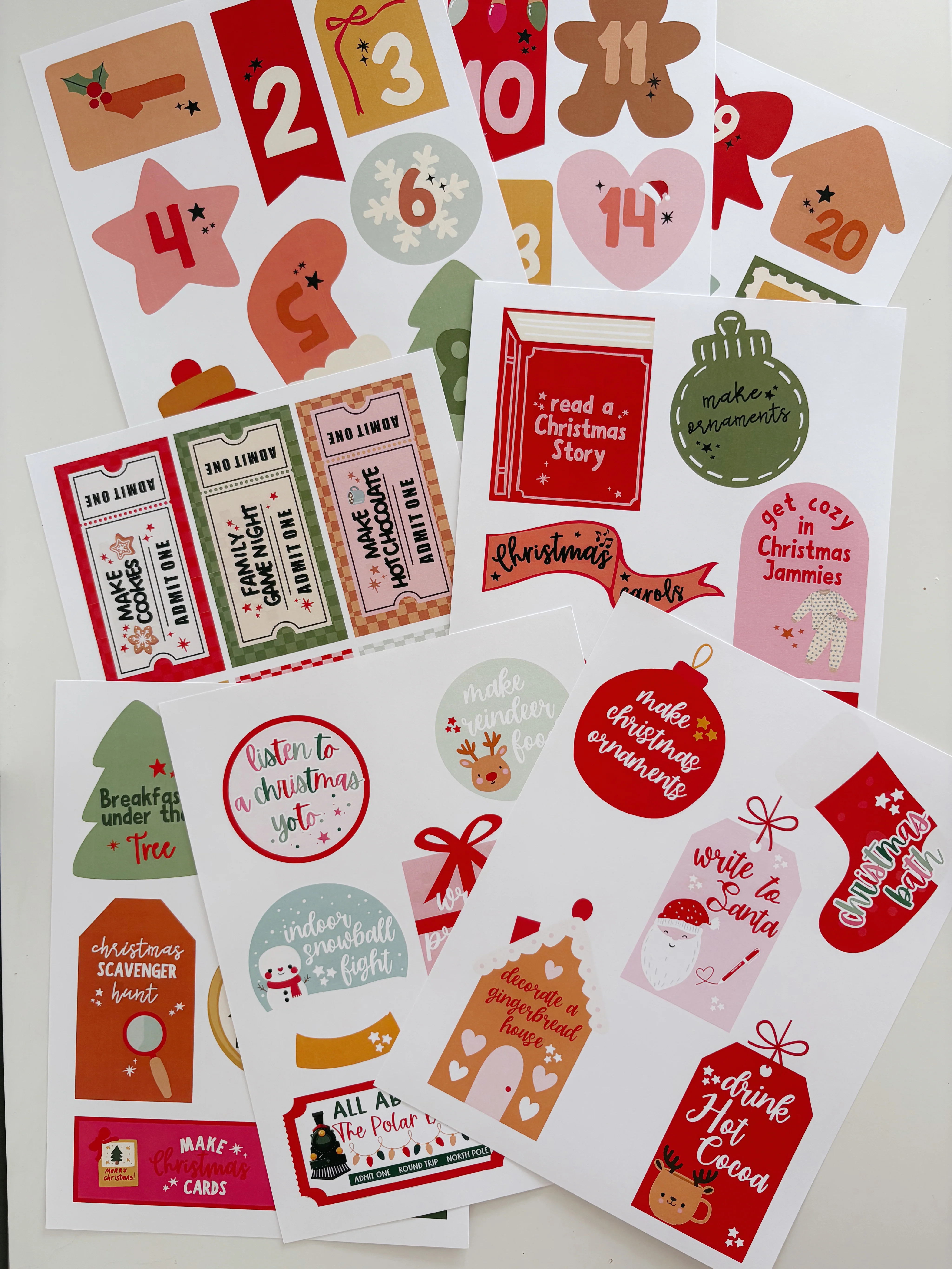 Christmas Advent Calendar | The Letter Vee X Ashley McLaughlin | The Letter Vee