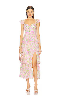 ASTR the Label Midsummer Dress in Pink Multi Floral from Revolve.com | Revolve Clothing (Global)