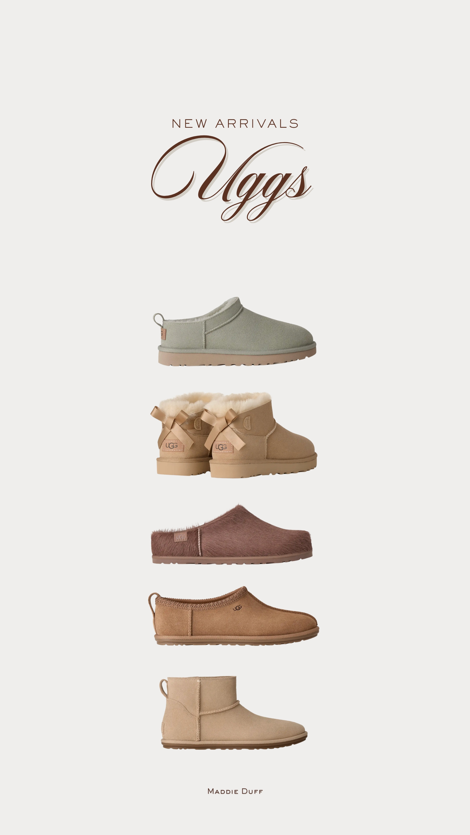 New Uggs!! I can't decide which style I'm loving most but they're all so cute for this fall!

fall uggs, fall style, fall trending shoes, uggs 

 #LTKgrwm #LTKSeasonal
