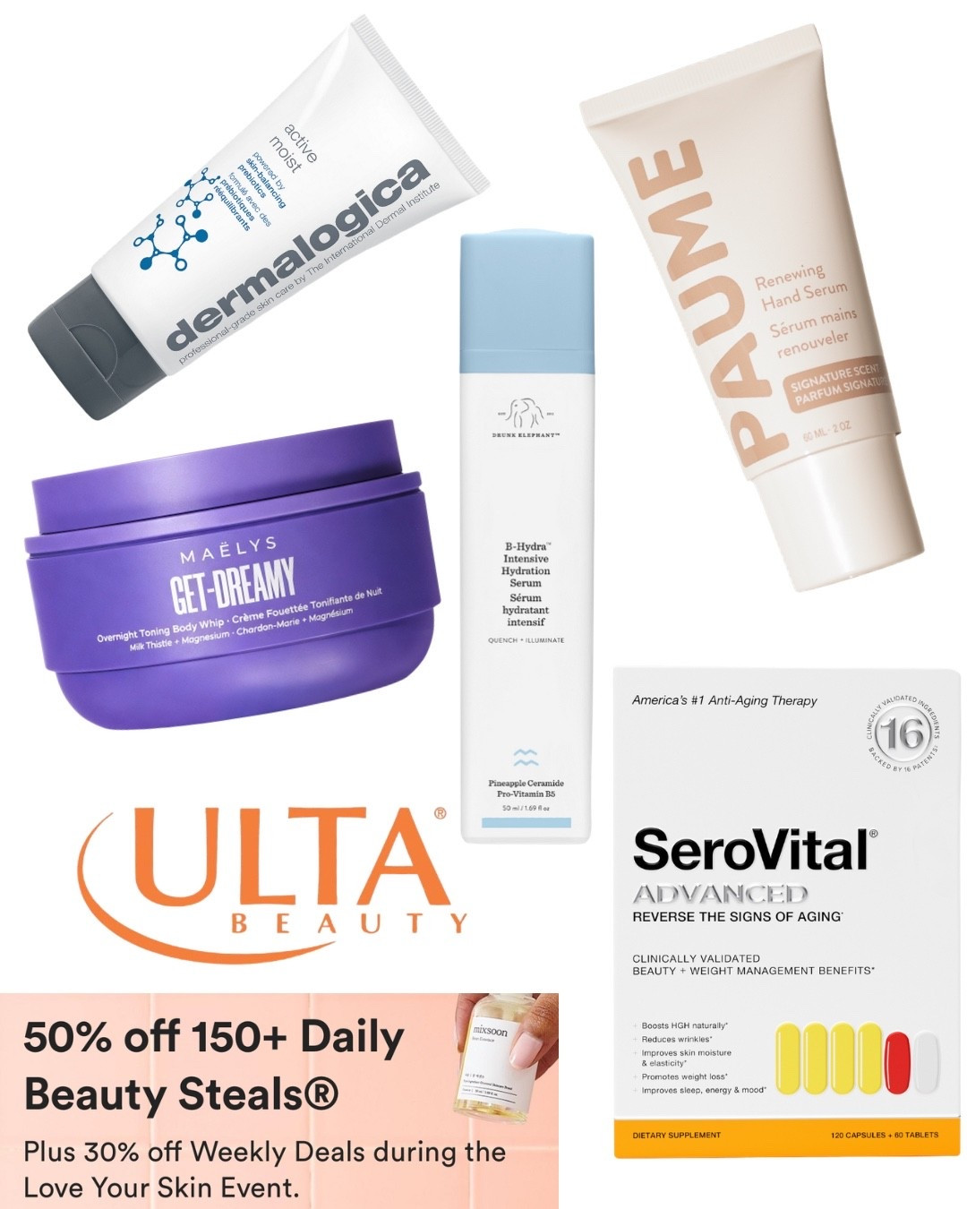 Body firming and skin loving steals included in today’s Love Your Skin Event at Ulta 💖

#Skincare #Ulta #UltaBeauty #LoveYourSkinEvent #DrunkElephant #Dermalogica #Maelys #SeroVital #Paume

#LTKBeauty #LTKSaleAlert #LTKFindsUnder100