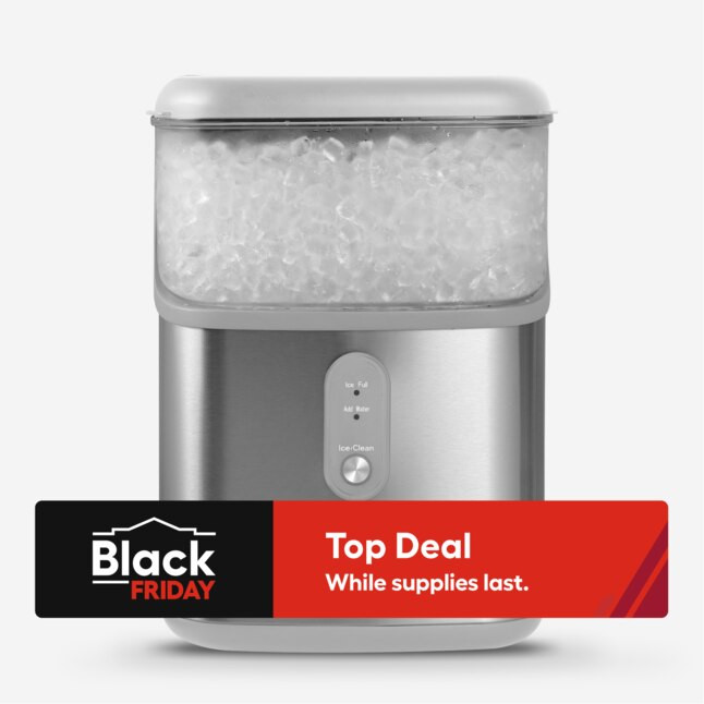 Frigidaire 33-lb Ice Per day Nugget Ice Maker ( Stainless Steel ) | Lowe's