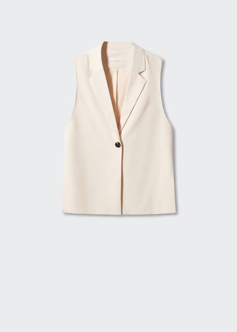 Lange Weste mit Schlitzen | MANGO (DE)