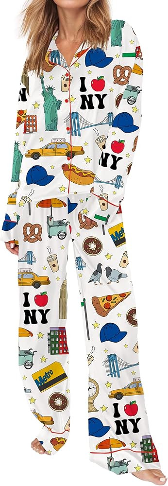 SHESHOW Satin Pajamas, Size XS-XXL | Amazon (US)