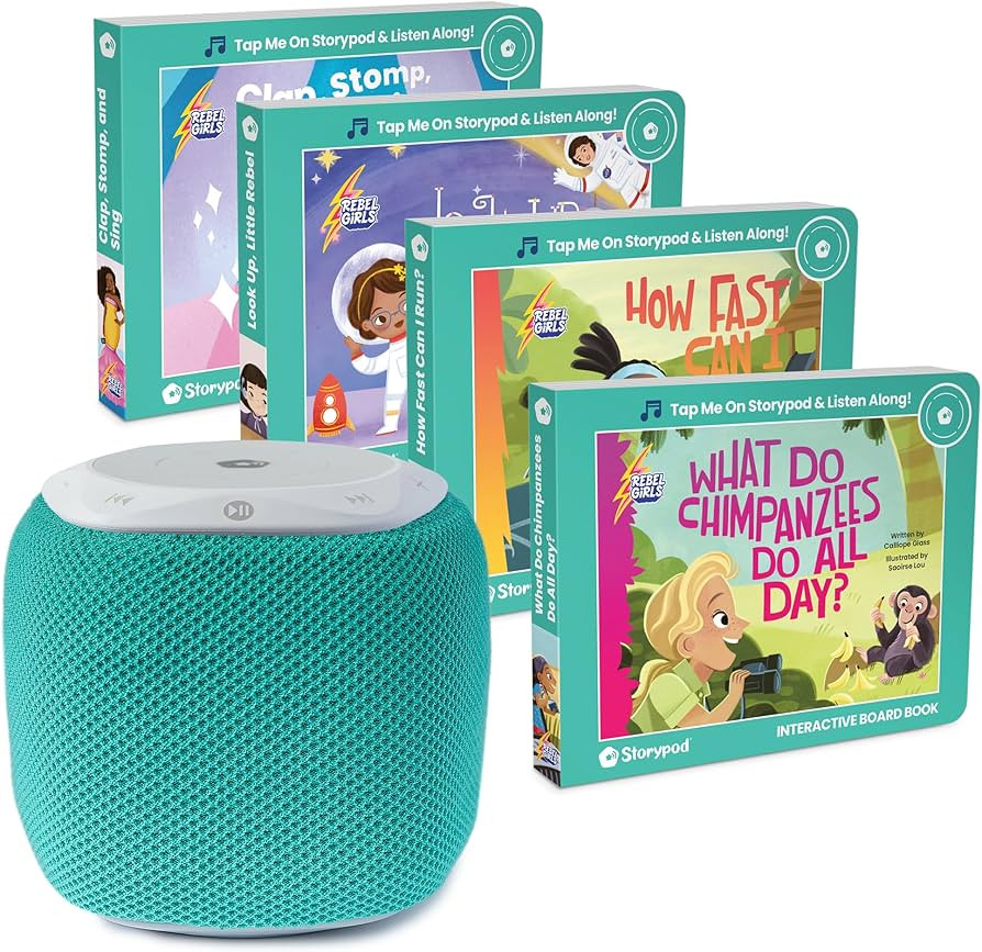 Storypod Screen Free Audio Learning System I The Storypod Rebel Girls Bundle I Interactive Educational Toy I Young Kids I Boys & Girls | Amazon (US)
