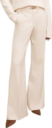 Leona Belted Flare Hem Pants | Nordstrom