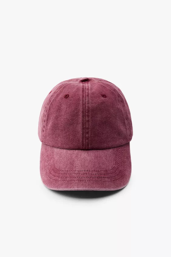 WASHED EFFECT TWILL CAP | Zara US