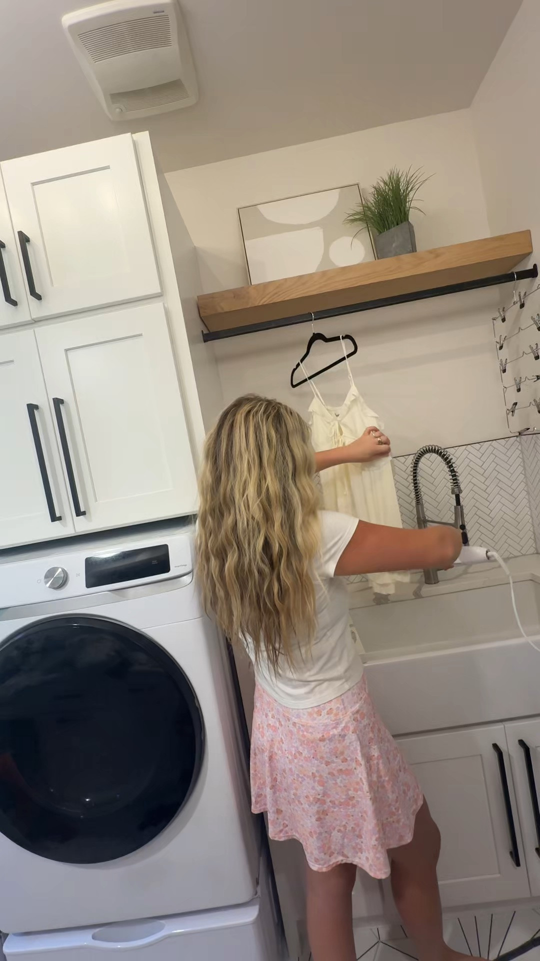 My new favorite home gadget! As a mom of 2 I don’t have time to pull out a clunky ironing board everytime I need to de wrinkle. This is so convenient

#LTKmomlife #LTKSaleAlert