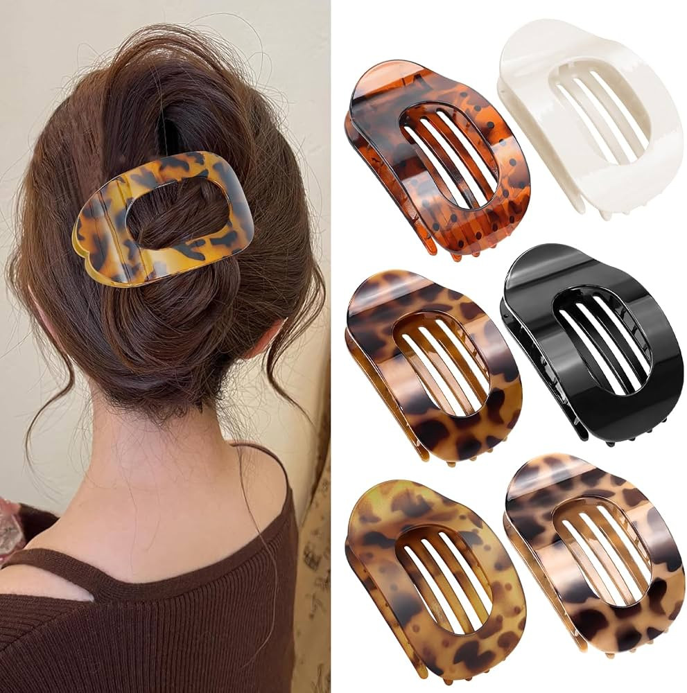 Pince Cheveux Femme Plate 6 Pi\u00e8ces | Pinces \u00e0 Cheveux Antid\u00e9rapantes & \u00c9l\u00... | Amazon (FR)