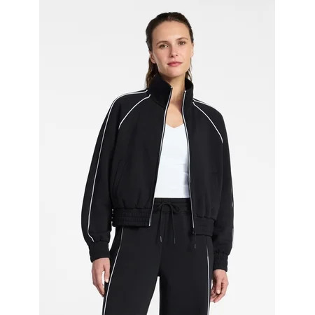 Avia Women s ScubaKnit Track Jacket Sizes XS-XXXL | Walmart (US)