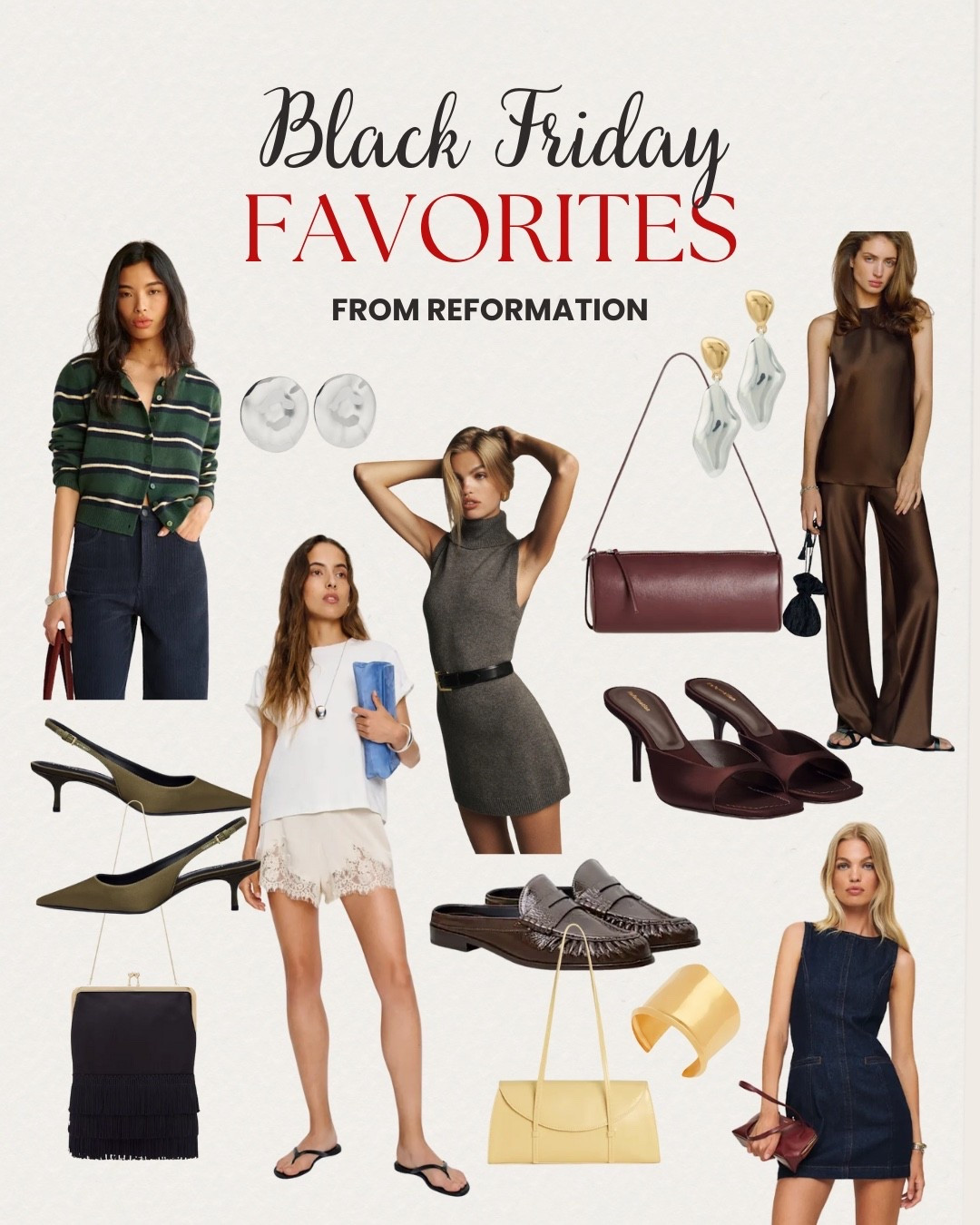 Shop my favorite Black Friday deals from Reformation! Everything is 25% off!


Sale, Black Friday, gifts for her, gift guide


#LTKSaleAlert #LTKHoliday #LTKCyberWeek