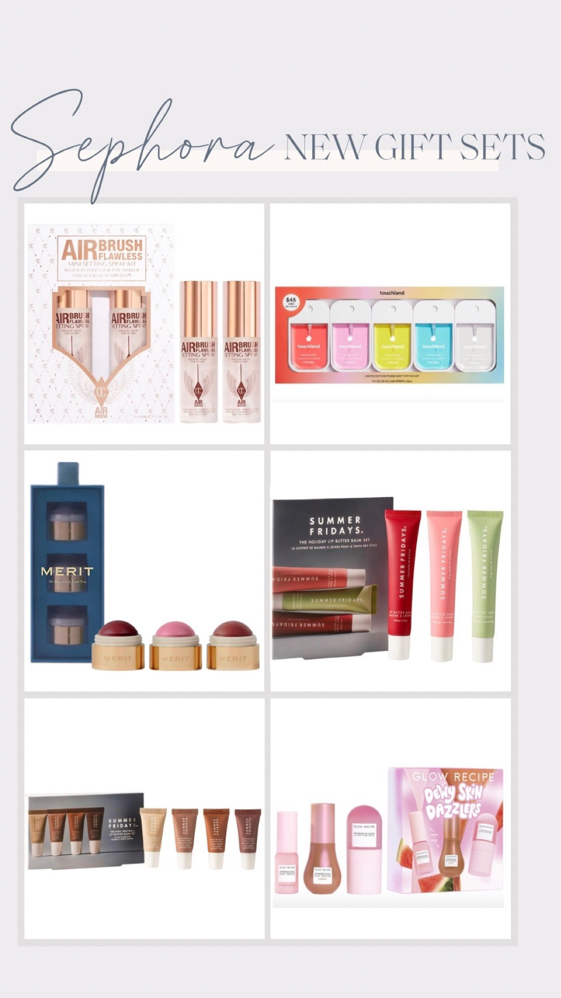 Sephora new gift sets! Beauty gift guide - holiday stocking stuffers - holiday gift guide for teens  

#LTKGiftGuide #LTKOver40 #LTKHoliday