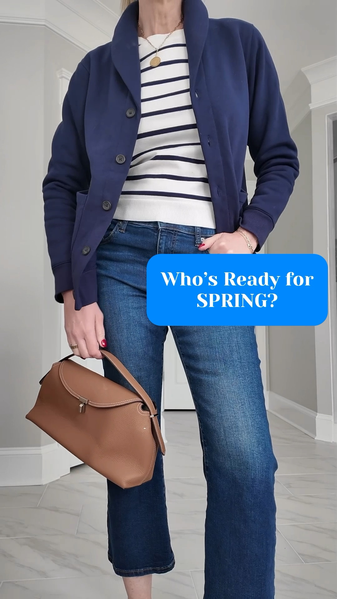 Spring has been gently springing and I’m ready for it.  Time to remove a few layers. 

In winter, your coat is usually the star of the outfit.  But when Soring hits, that layer comes off and outfit gets to speak volumes.  

Today I’m wearing some cozy but elevated pieces for a casual day of work, errands and appointments.  

Wearing size small in top, 6/28 in denim, small in jacket (which is super cozy). 

Everyday style for women.  Affordable spring staples.  

#LTKSeasonal #LTKootd #LTKOver40