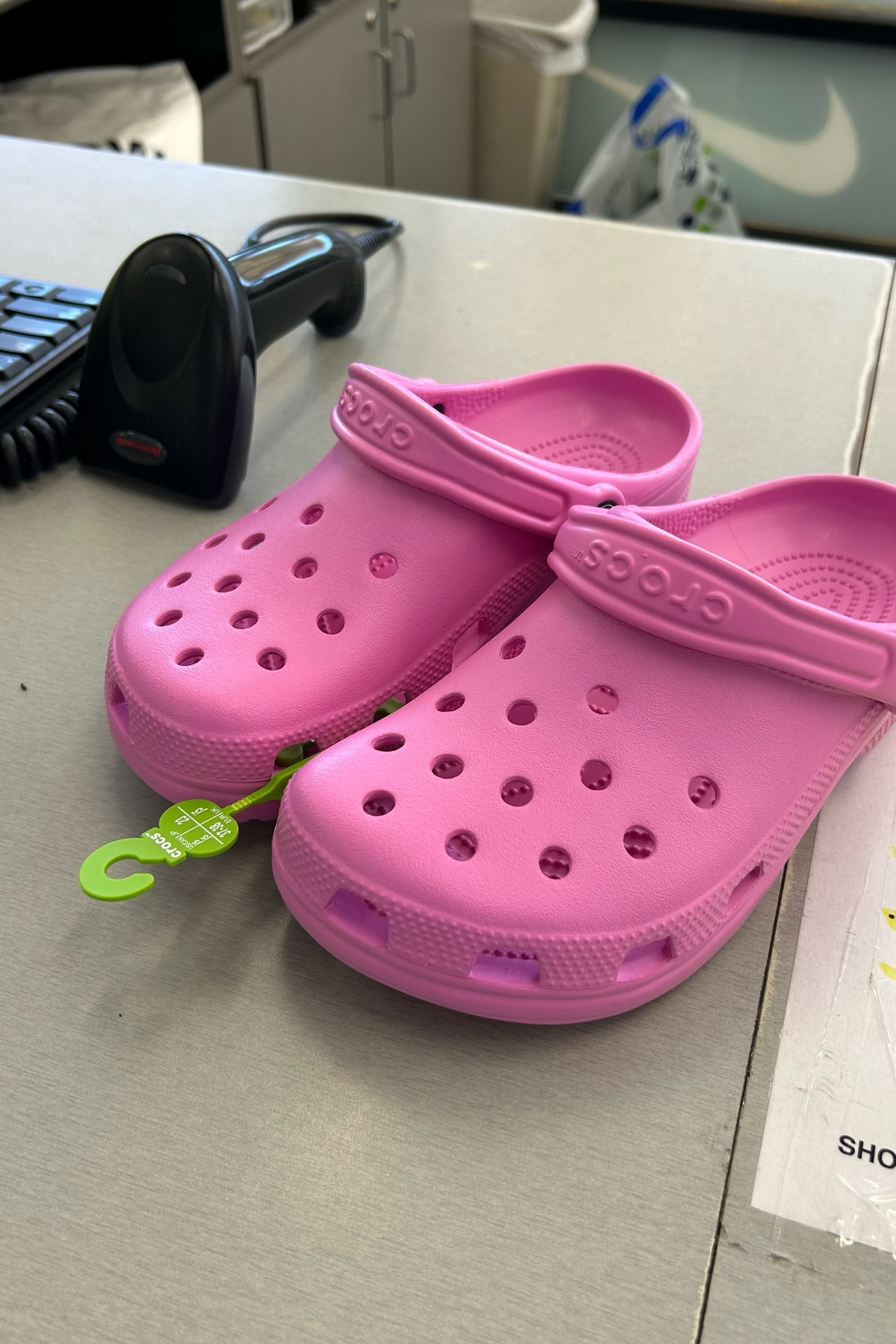Secured the cutest crocs! 🫶🏼💗 I wear a 5M/7W normally in kids I wear 5 🤧 SAVE YOUR COIN 🪙 

#LTKfindsunder50 #LTKtravel #LTKsalealert