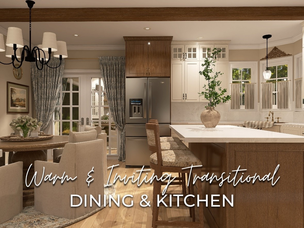 Designed by Brandy
Warm & Inviting Transitional Dining & Kitchen 

#LTKmomlife #LTKHome #LTKSeasonal