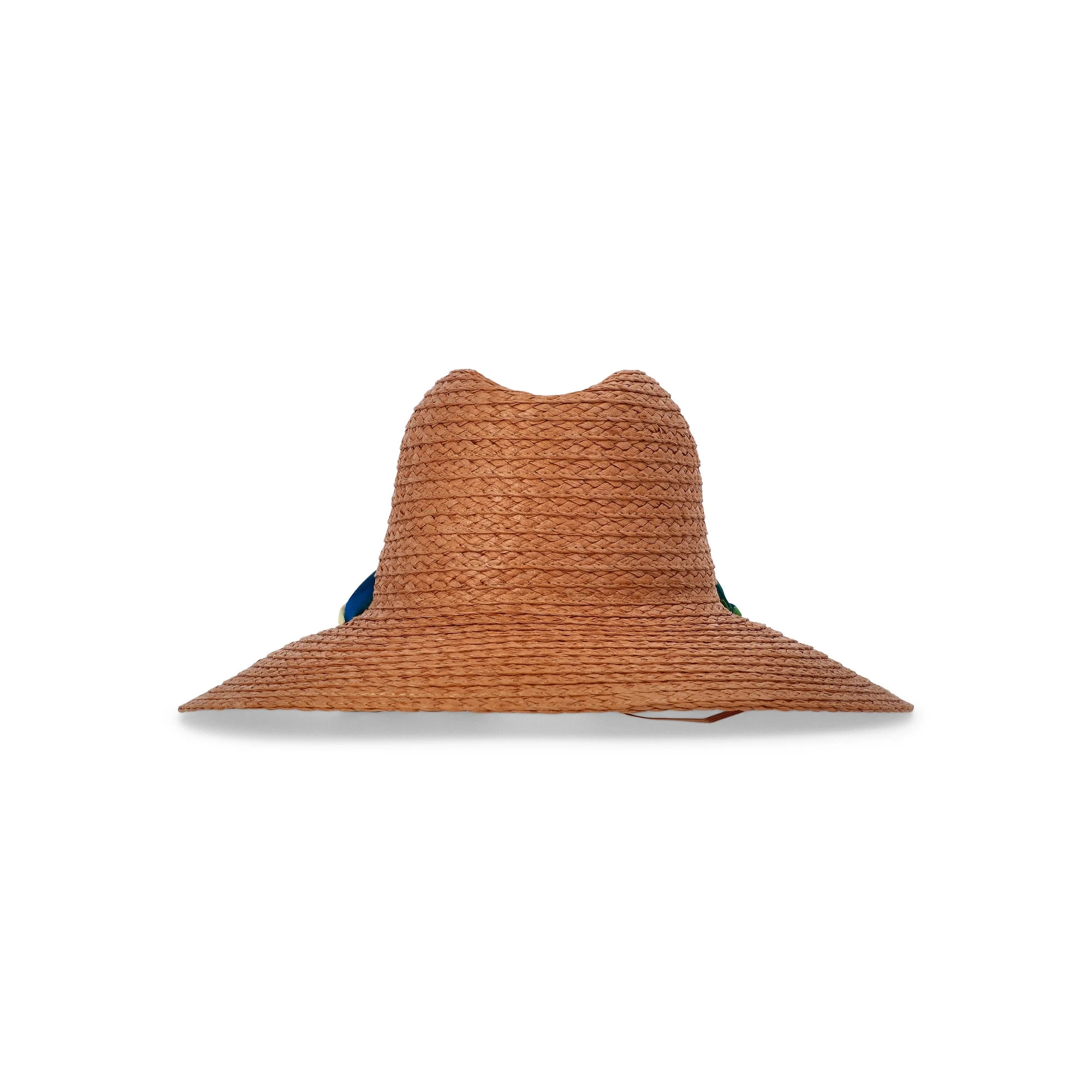 Time and Tru Women's Down Brim Straw Hat with Ribbon Chin Tie, Dark Natural | Walmart (US)