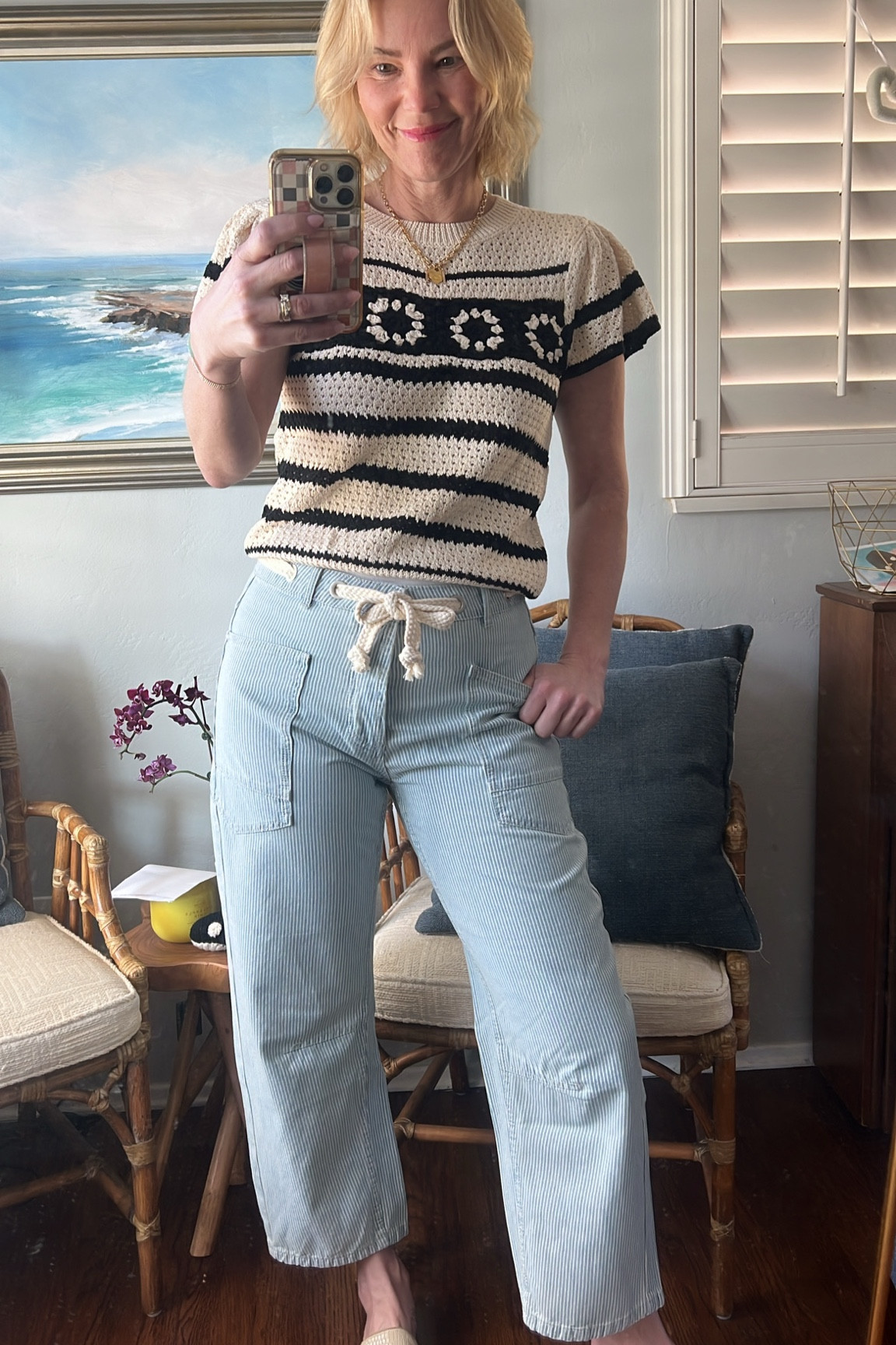 @shopbohme always has the best on trend pieces. You do have to act fast, they do sell out! I’m in a Medium i’m everything. 
I’m 5’10, 155 lbs.
The jeans fit like a size 29/30.
Use code: 20STACY
#shopbohme
#ownyourbohme


#LTKFindsUnder100 #LTKStyleTip #LTKFindsUnder50