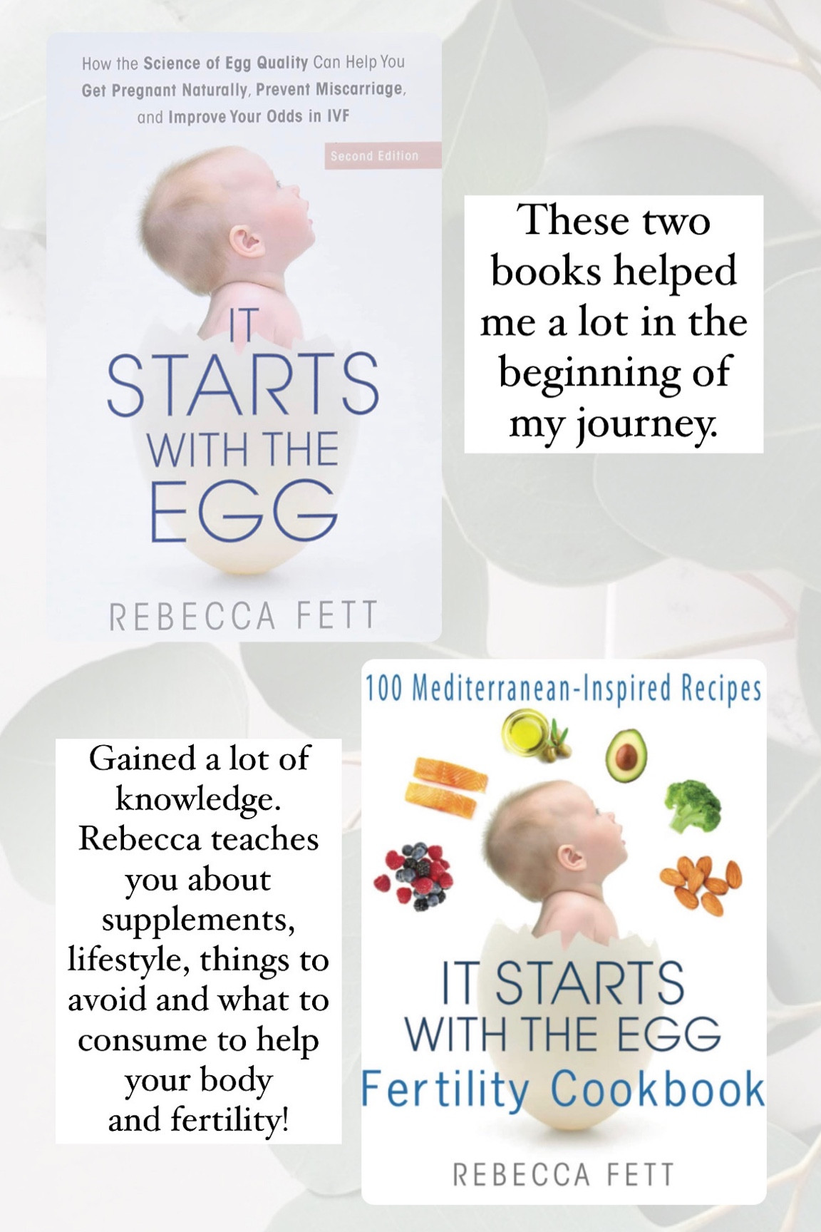 The first books I ordered when I started my IVF journey. Learnt a lot from them. 

#LTKhome #LTKfit #LTKU