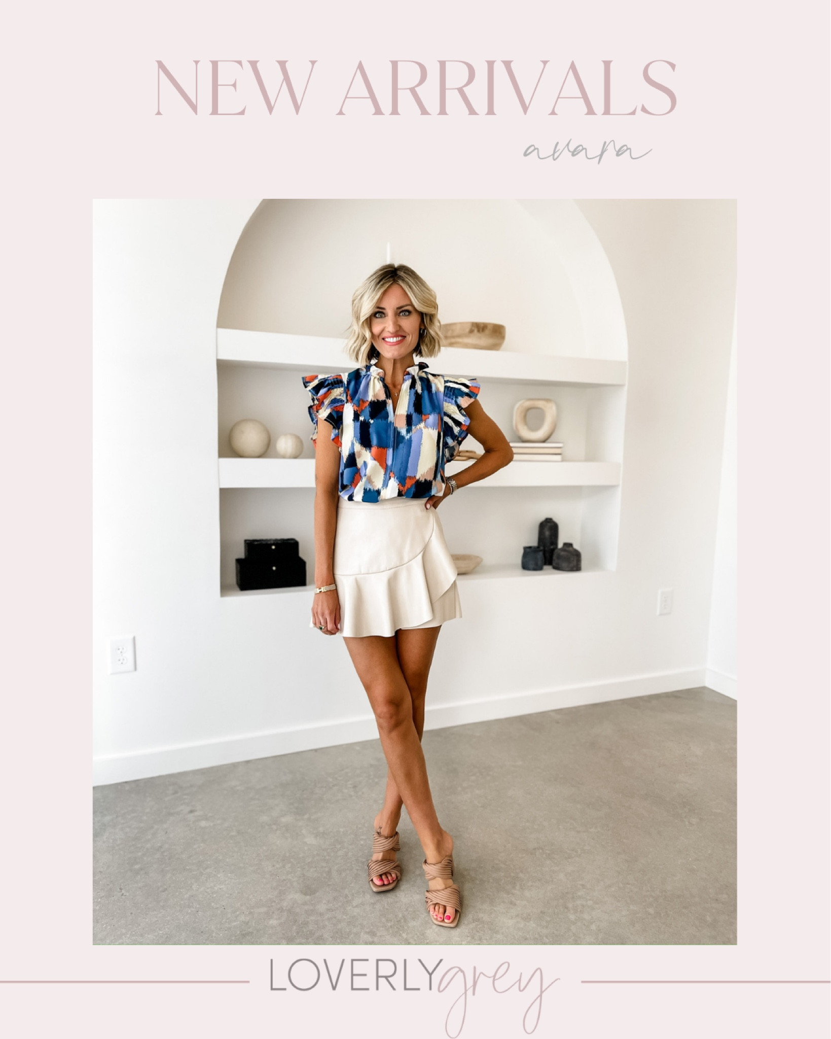 Avara new arrivals are 15% off with code: LOVERLY15 🙌 I am wearing an XS in the top and S in the faux leather skort!

Loverly Grey, fall outfit

#LTKSeasonal #LTKstyletip #LTKsalealert