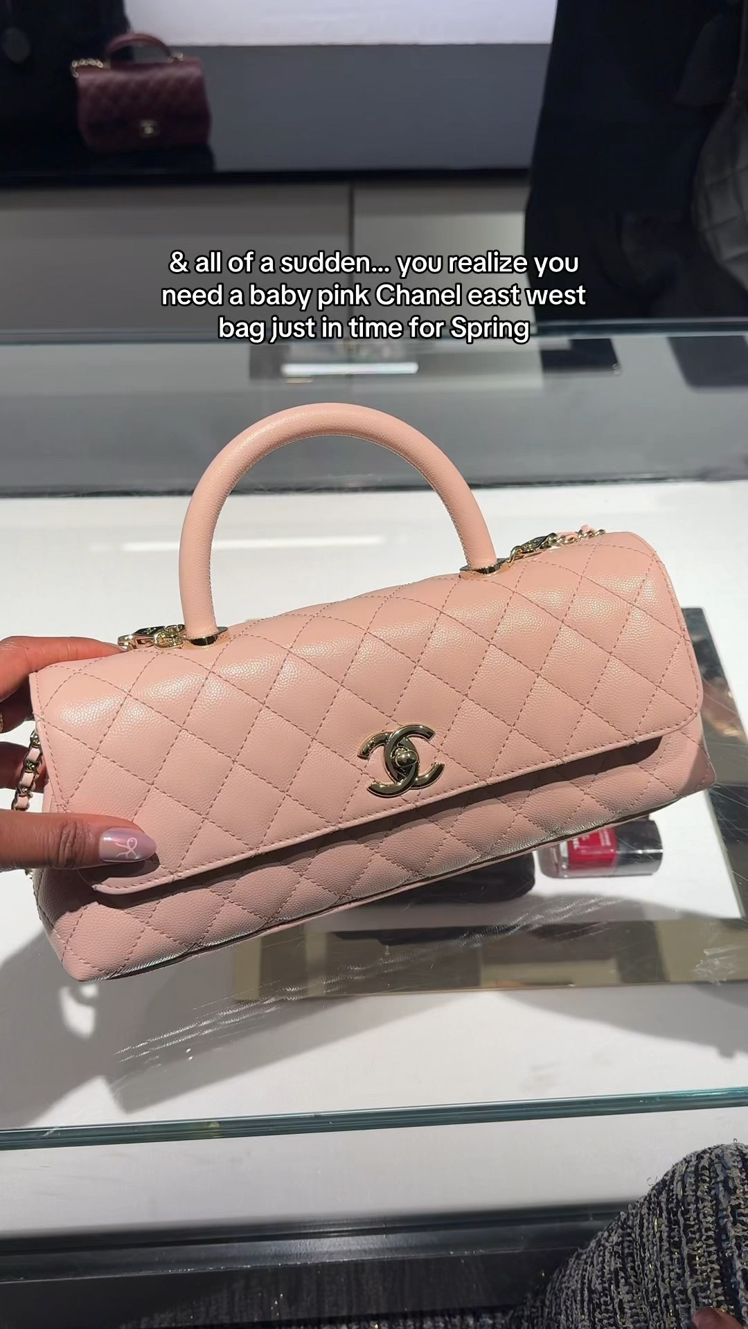 And suddenly, you realize you needed a baby pink Chanel easy west handbag to add to my spring wardrobes. Adding a few vintage / pre-owned chanel handbags for you to shop! .. For more links tospring outfits 2026, easter dress women, easter outfits women, date night outfits, vacation outfits beach, spring dresses, easter basket ideas, work outfits, country concert outfits, follow me on LTK! ✨

#LTKspring #LTKspringtrends #LTKootd