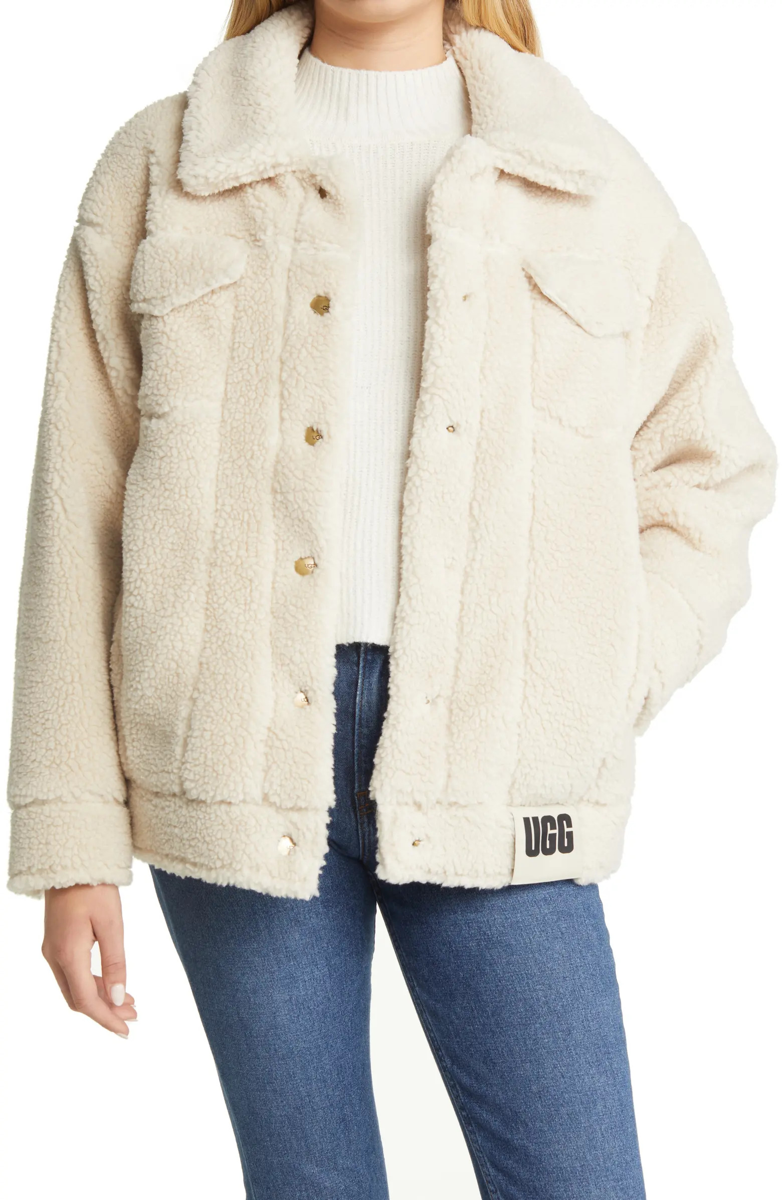 UGG® Fleece Trucker Jacket | Nordstrom | Nordstrom