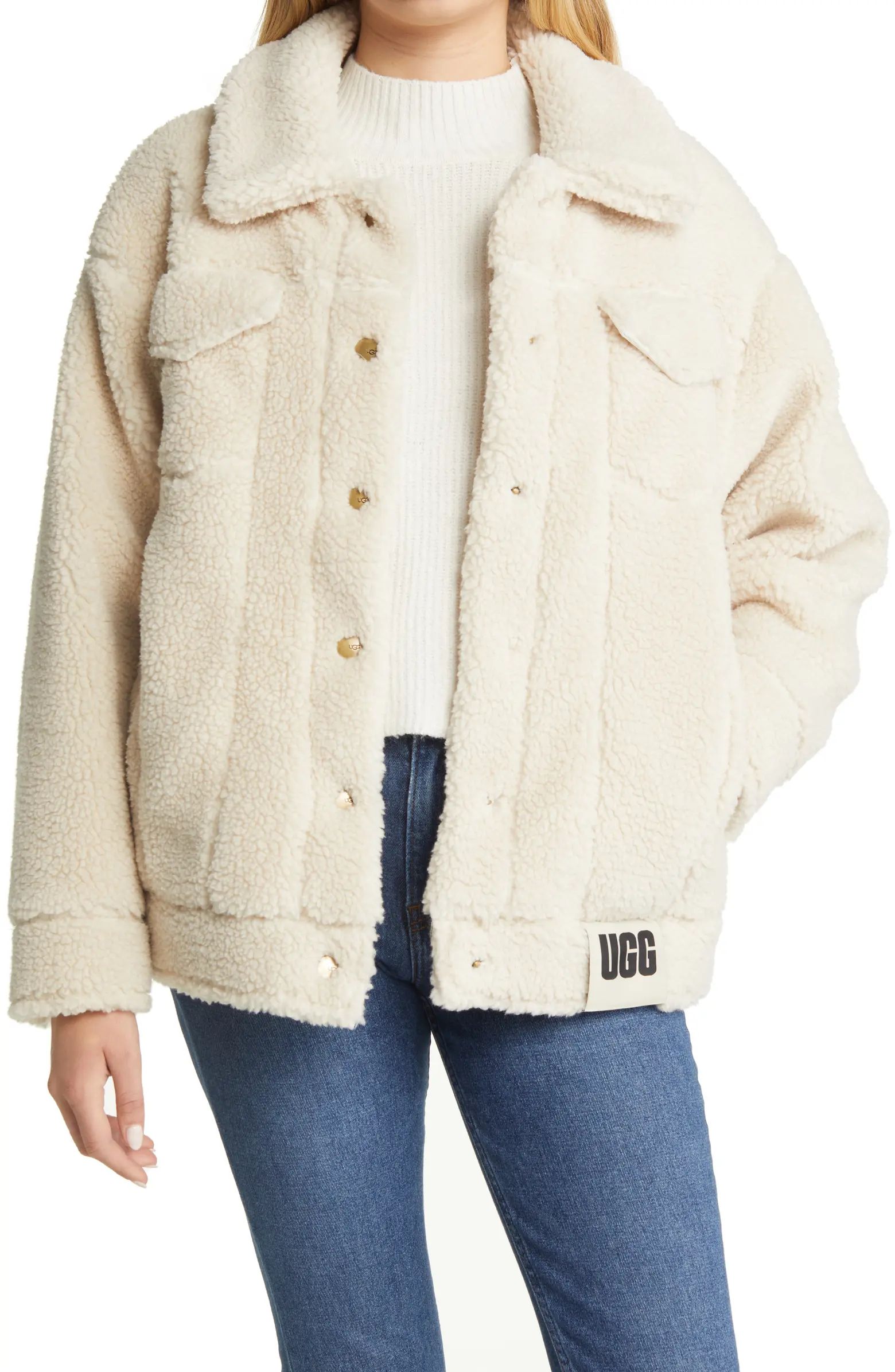 UGG® Fleece Trucker Jacket | Nordstrom | Nordstrom