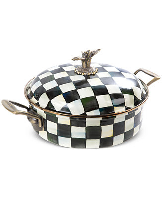 Courtly Check 5-Quart Casserole Dish | Macy's