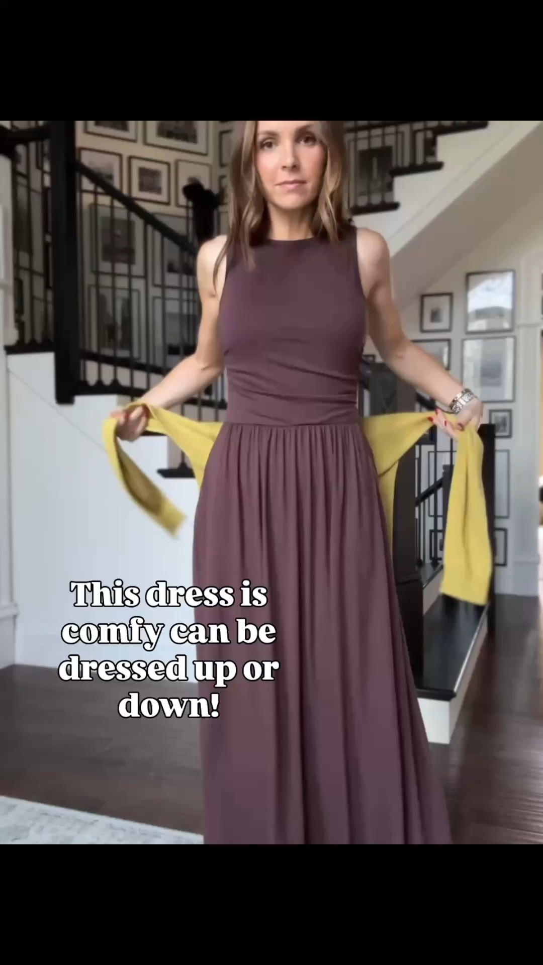 @amazon! The draping is beautiful and so flattering, get your true size