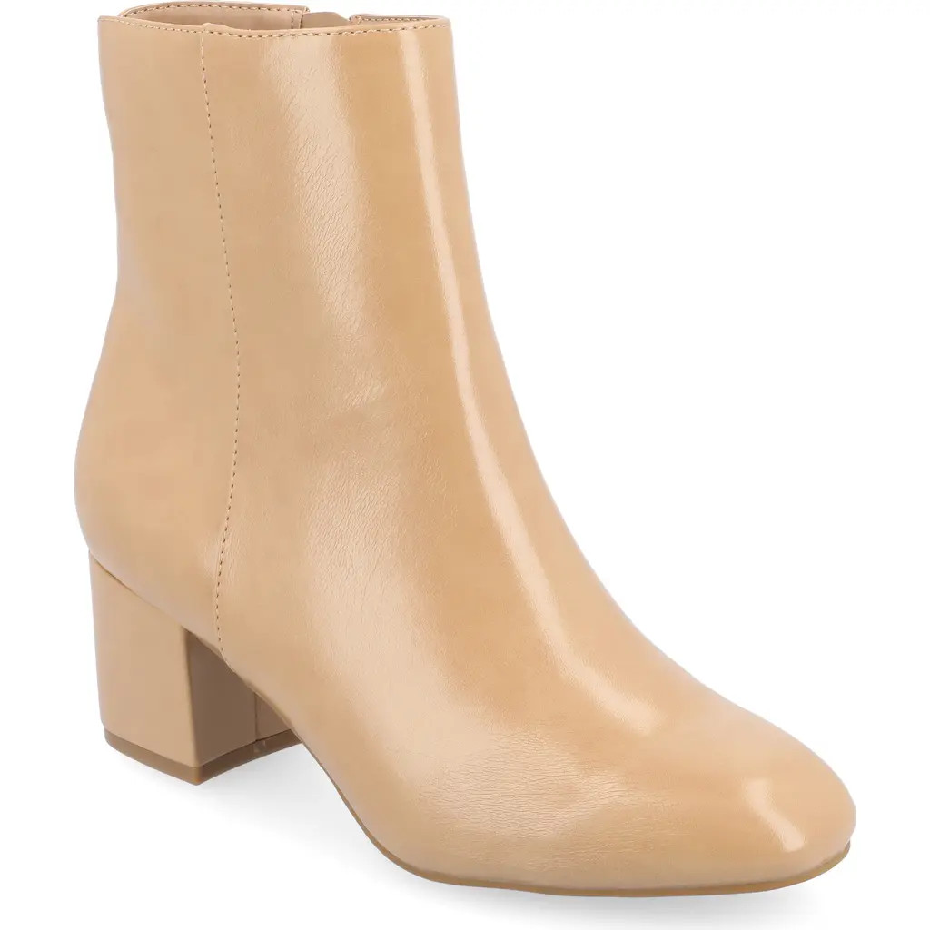 Journee Collection Adria Bootie in Tan at Nordstrom Rack, Size 12 | Nordstrom Rack