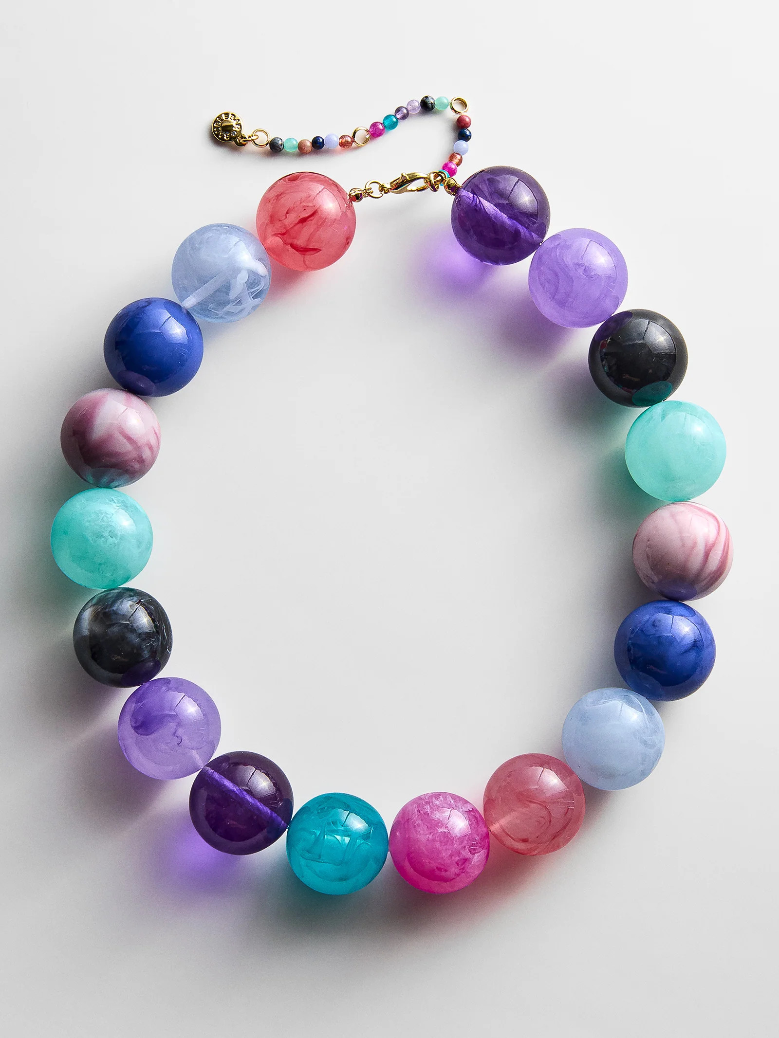Jane Beaded Necklace - Muted Multi | BaubleBar