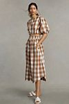 WHIT TWO Puff-Sleeved Gingham Skirt Set | Anthropologie (US)