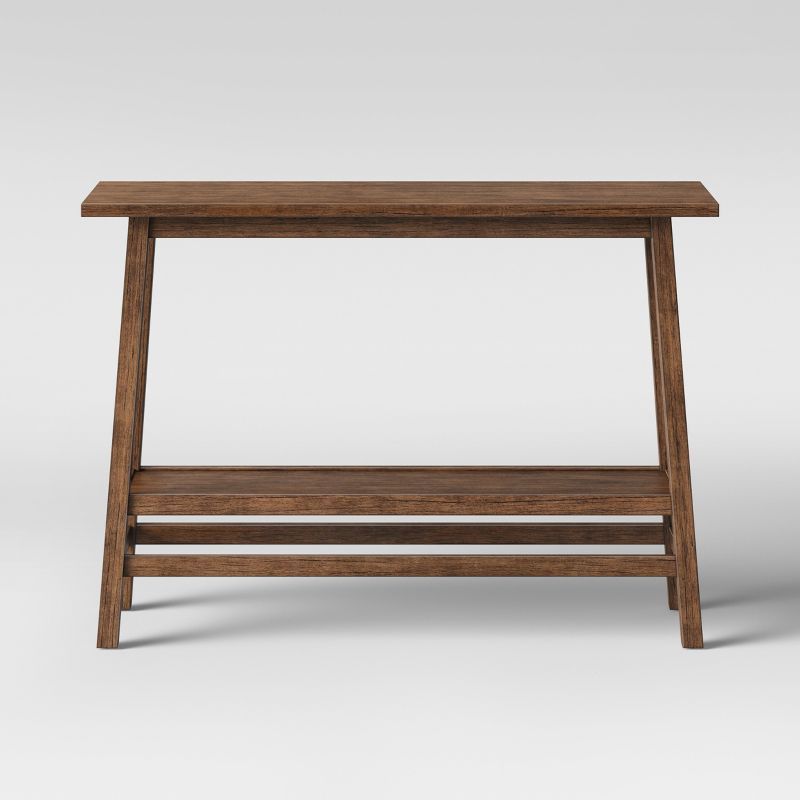 Haverhill Wood Console Table Weathered Brown - Threshold™ | Target