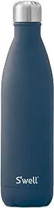 S'well Vacuum Insulated Stainless Steel Water Bottle, 17 Oz/ 500 Ml, Azurite | Amazon (US)