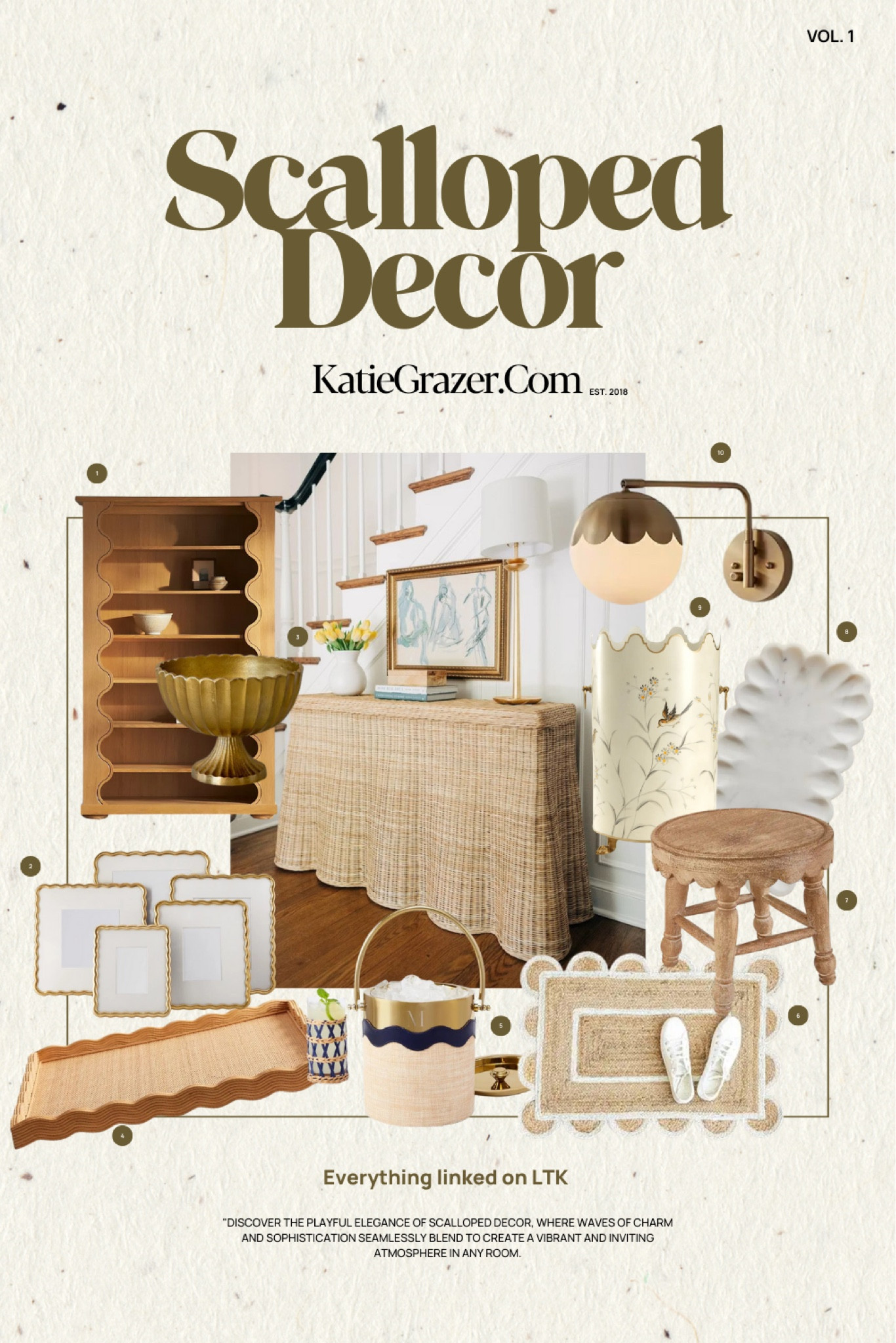 Scalloped Home Decor Ideas

#scalloped #interiordesing #homedecorfinds #decorideas

#LTKHome #LTKSaleAlert #LTKFindsUnder100