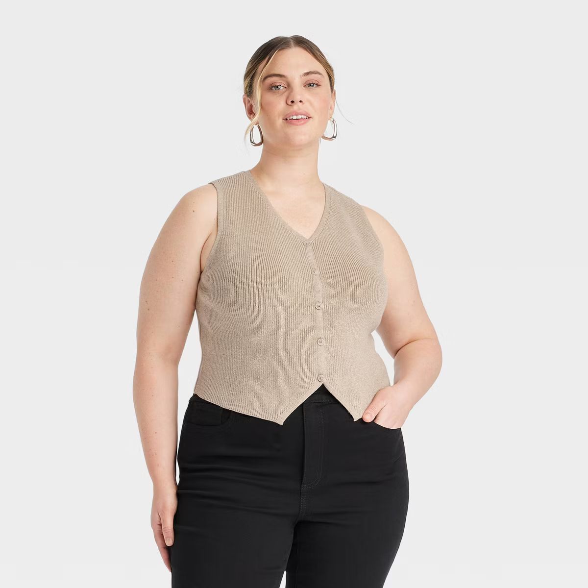 Women's Button-Front Sweater Vest - Universal Thread™ | Target