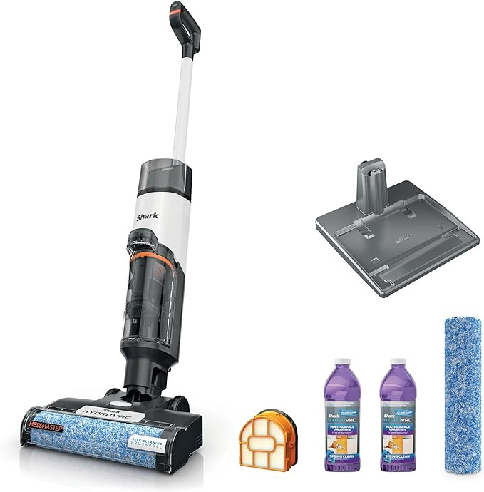 Shark Wet Dry Vacuum Mop All-in-One Cordless Hardfloor Cleaner, HydroVac MessMaster, 3-in-1 Self-... | Amazon (US)