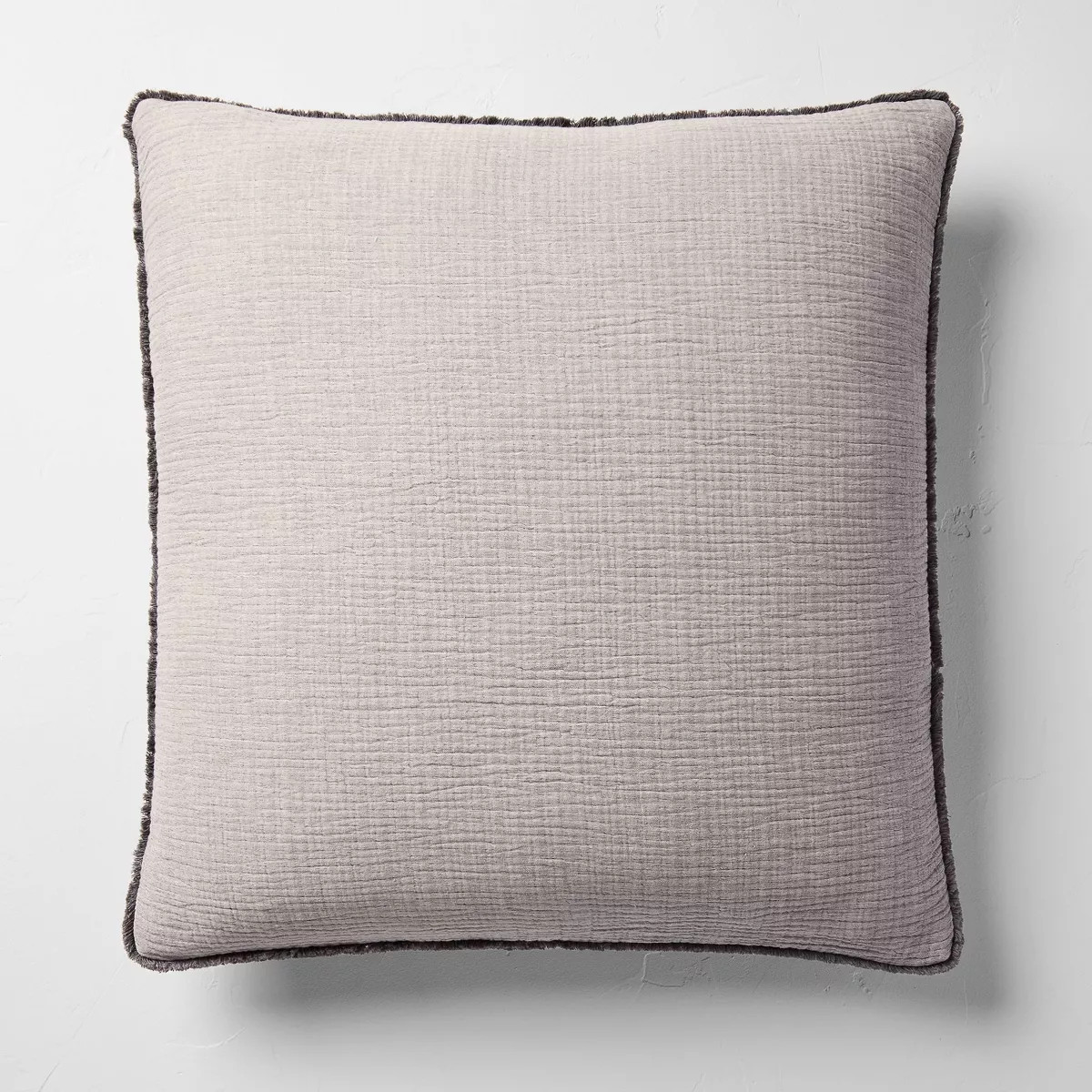 Euro 26''x26'' Textured Chambray Cotton Decorative Throw Pillow - Casaluna™ | Target