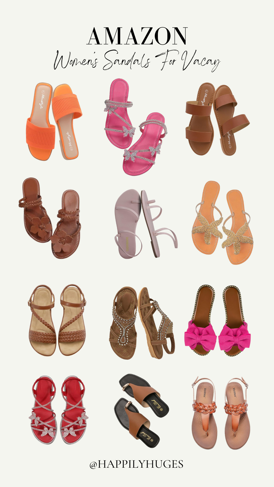 Vacation ready sandals for women from Amazon.  

 #LTKTravel