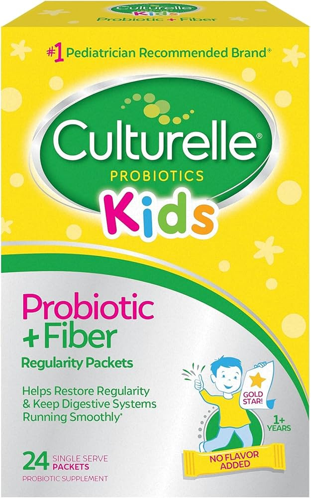 Culturelle Kids Probiotic + Fiber Packets (Ages 1+) - 24 Count - Digestive Health & Immune Suppor... | Amazon (US)