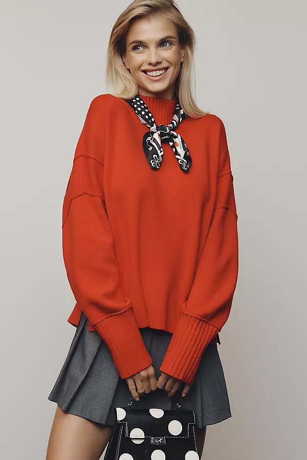 The Logan Turtleneck Sweater by Maeve | Anthropologie (US)