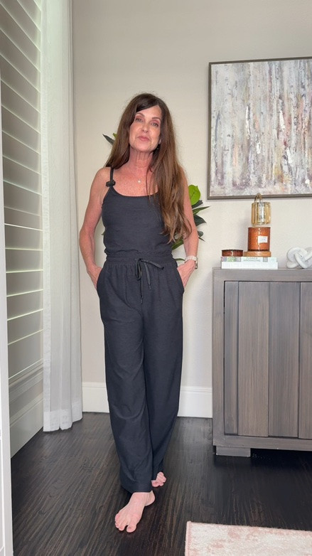 This is an athletic style jumpsuit that Has love. It is so comfortable. I got the marled black color in size small. I’m 5’1 and 110 lbs. it’s cropped on others but long on me. Perfect for lounge wear, running errands or even for exercise. It’s a fantastic deal too and even better at the Nordstrom Anniversary Sale!!

#LTKActive #LTKPetite #LTKSaleAlert