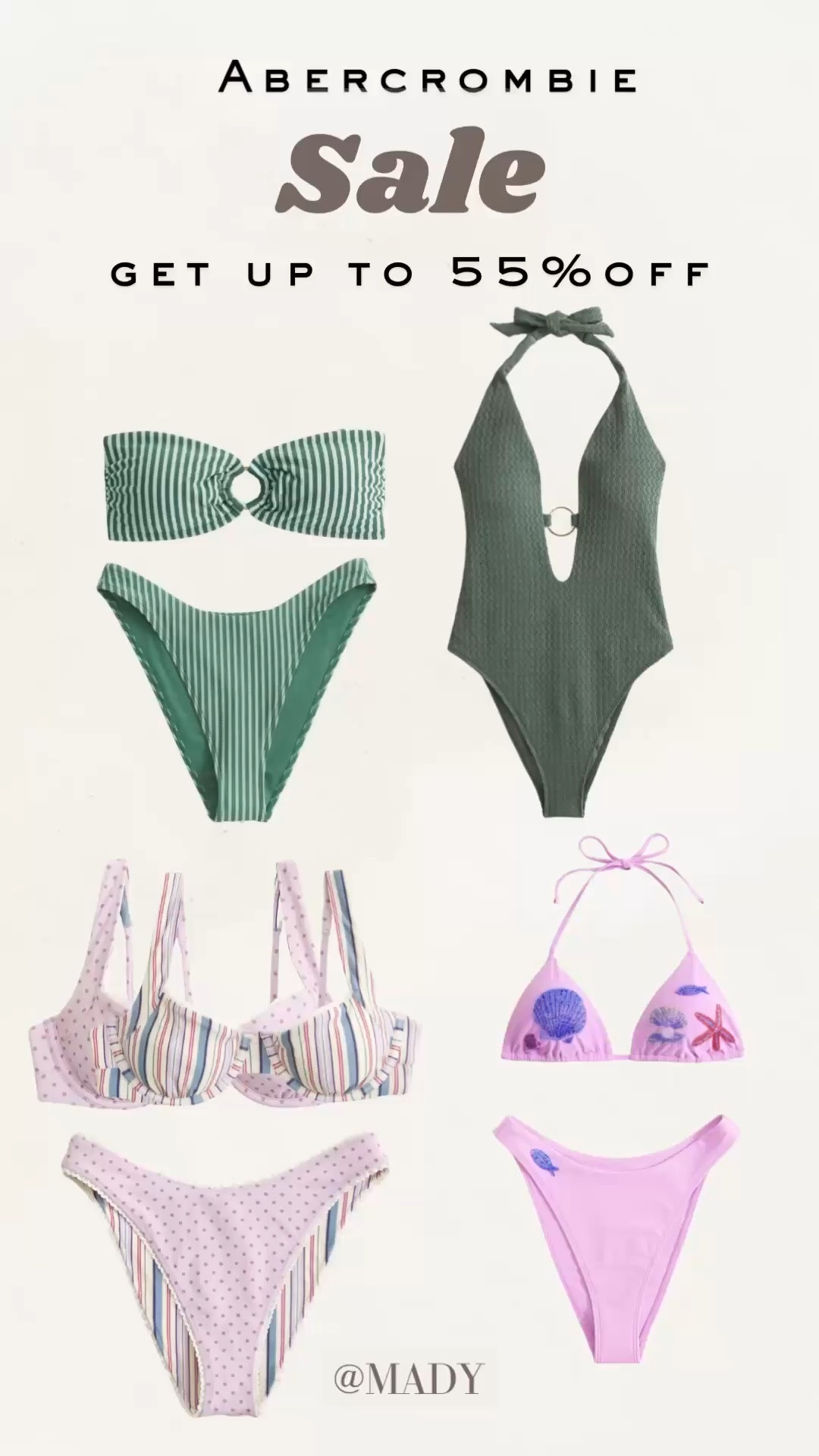 @abercrombie sale is SO good right now 🤍 Shorts + swim are 25–40% off, almost everything else is 20% off, AND you can stack code SHORTSAF for an extra 15% off 🙌 I linked some of my favorite swim finds, including the cutest reversible swimsuit that’s basically 2 suits in 1. Perfect time to stock up for summer, vacation, and beach days ☀️ #LTKSale #AbercrombieStyle #AbercrombieSwim #SwimwearFinds #SummerStyle #LTKSwim #BeachVacationOutfits