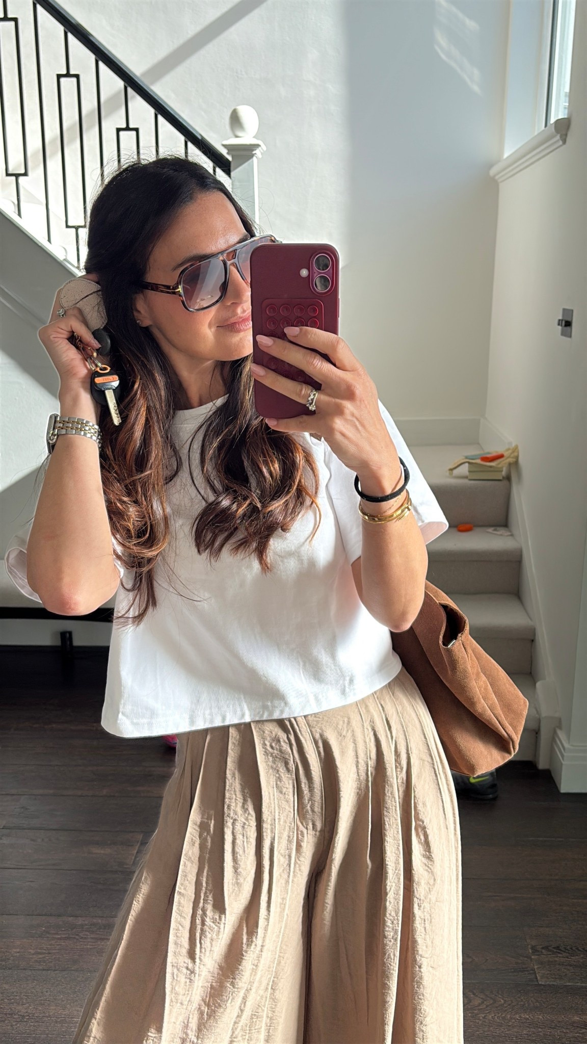 Wearing M&S trousers in 8
WAT the Brand tshirt in a S


#LTKsummer #LTKspring #LTKuk