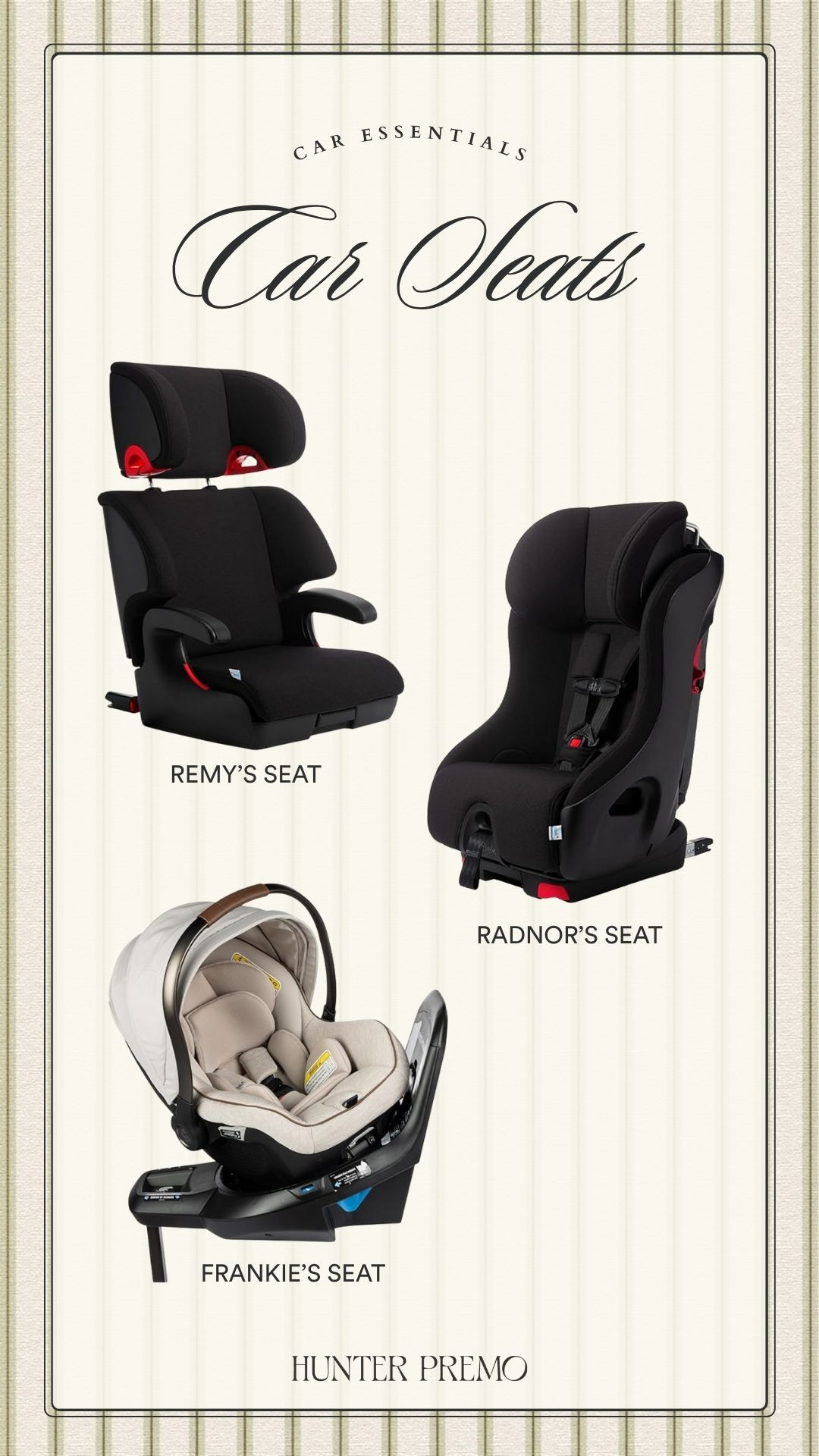 Toddler, baby, and infant car seats that I use and love as a mom of 3! 

 #LTKTravel #LTKBaby #LTKFamily