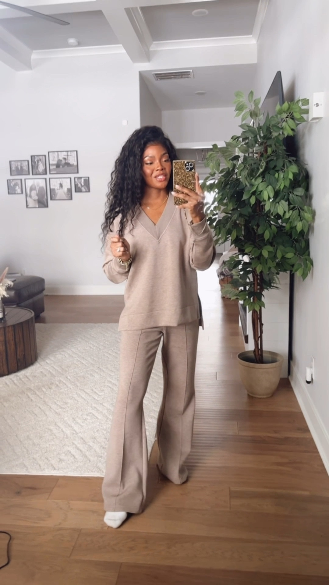 This Spanx  AirEssentials brushed set is one of those throw-on-and-go outfits that still looks put together. Soft, flattering, and perfect for everyday wear.

#LTKgrwm #LTKSaleAlert #LTKootd