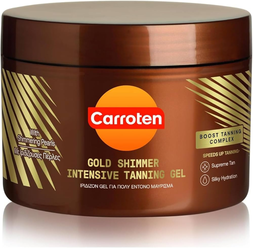 Carroten Gold Shimmer Intensive Tanning Gel SPF0 150 ml / 5 oz | Amazon (US)