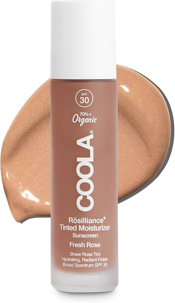 COOLA Organic Rosilliance BB Cream With SPF 30, Tinted Moisturizer Sunscreen & Foundation, Dermat... | Amazon (US)