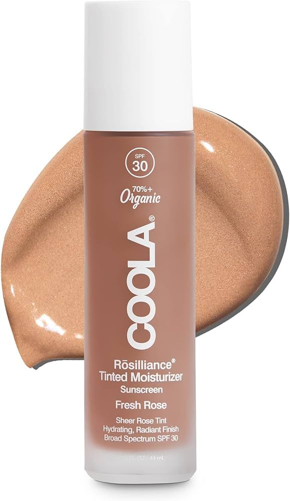 COOLA Organic Rosilliance BB Cream With SPF 30, Tinted Moisturizer Sunscreen & Foundation, Dermat... | Amazon (US)