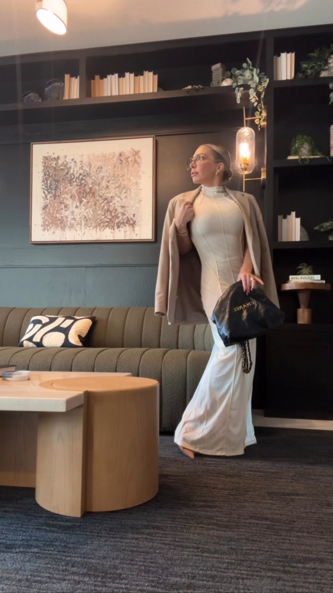 Sheer maxi dress, beige blazer, Chanel clutch. The perfect monochromatic work look 🤎

#LTKSaleAlert #LTKWorkwear #LTKStyleTip